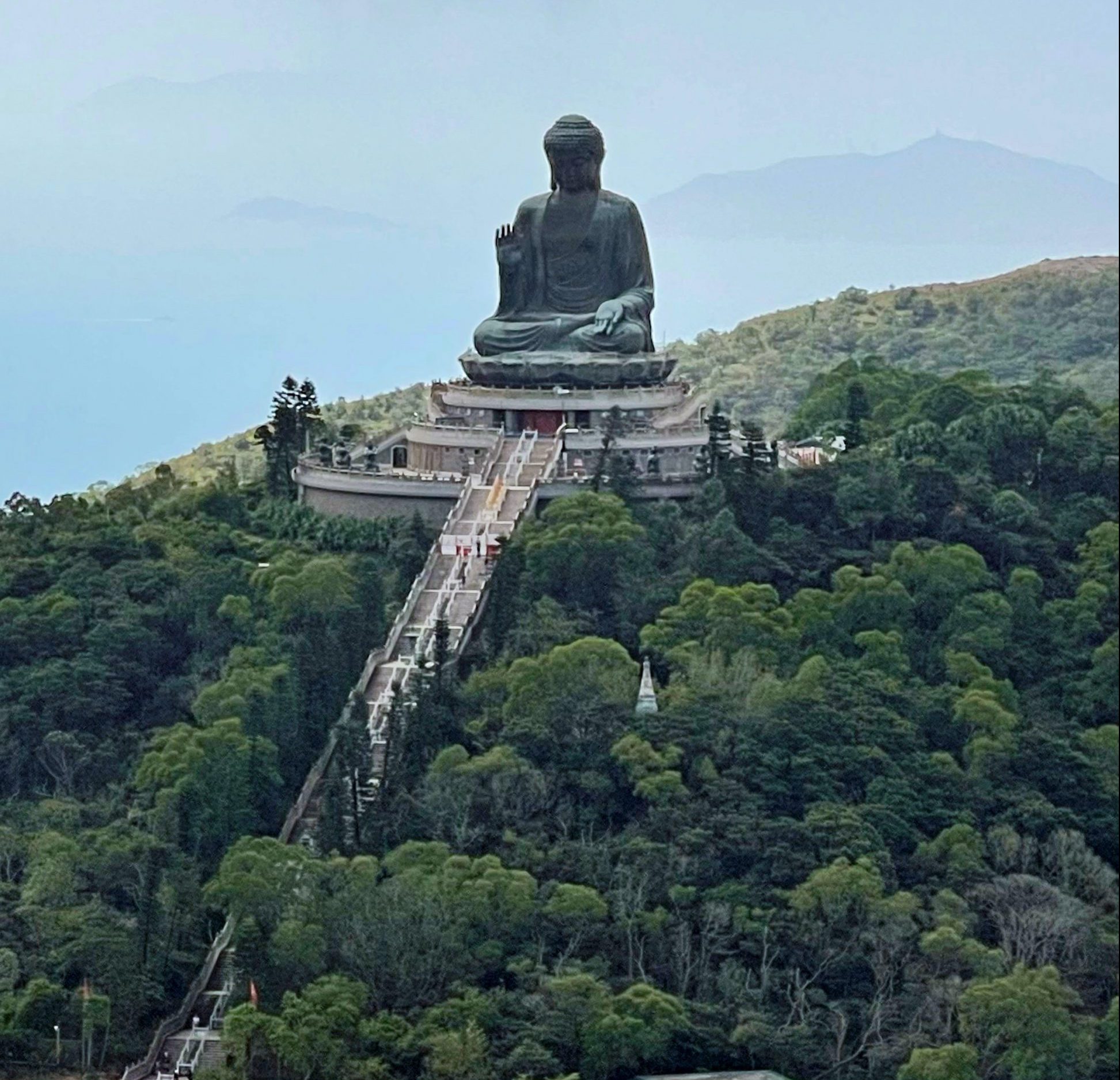 Du lịch Hongkong - Tượng phật Thiên Đàn - Ngong Ping - Hồng Kông